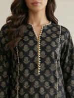 Zellbury Unstitched Black 2Piece Printed Lawn Suit - Image 3