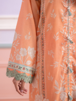 Zellbury Teal 3-Piece Digital Printed Lawn Unstitched Suit - Image 4