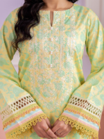 Zellbury Unstitched 2Piece Embroidered Lemon Lawn Suit WUS26E20468 - Image 4