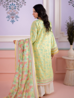 Zellbury Unstitched 2Piece Embroidered Lemon Lawn Suit WUS26E20468 - Image 5