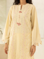 Zellbury Unstitched 3Pc Embroidered Self Jacquard Lemon Suit WUS26E30518 - Image 5