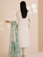 Zellbury Unstitched 2Piece Embroidered Lawn Off-White Suit WUS26E20743 - Image 5