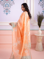 Zellbury Teal 3-Piece Digital Printed Lawn Unstitched Suit - Image 6