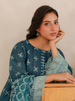 Zellbury  Zinc 3-Piece Digital Printed Lawn Unstitched Suit - Image 6