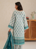 Zellbury Unstitched Grey 3-Piece Digital Printed Lawn Suit - Image 6