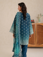 Zellbury  Zinc 3-Piece Digital Printed Lawn Unstitched Suit - Image 7
