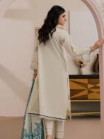 Zellbury Unstitched 2Piece Embroidered Lawn Off-White Suit WUS26E20534 - Image 7