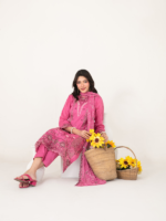 Tawakkal Fabrics(Rubai)3-Piece Unstitched Embroidered Slub Lawn D-3826 - Image 2