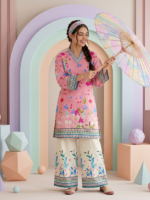 RegaliaTextiles Coccon Basic Unstitched 2Pc Printed Lawn Pink - Image 3