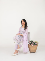 Tawakkal Fabrics(Rubail)3-Piece Unstitched Embroidered Slub Lawn D-3831 - Image 3