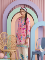 RegaliaTextiles Coccon Basic Unstitched 2Pc Printed Lawn Pink - Image 5