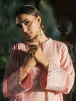 Zellbury  Signature 3-Piece Unstitched Dyed Jacquard Tea Pink WUS26X30857 - Image 2