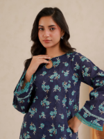 Zellbury 2-Piece Unstitched Printed Lawn Blue WUS26X20925 - Image 2