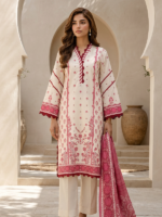 Zellbury 3-Piece Unstitched Printed Lawn Off-White WUS26X38049