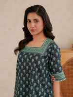 Zellbury 2-Piece Unstitched Printed Lawn Teal WUS26X2098 - Image 2