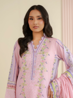 Zellbury 3-Piece Unstitched Printed Lawn Pink WUS26X31017 - Image 3