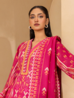Zellbury 3-Piece Unstitched Printed Lawn Pink WUS26X30892 - Image 2