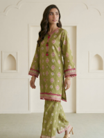 Zellbury 2-Piece Unstitched Embroidered Lawn Olive Green WUS26E20673 - Image 2