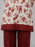 Zellbury 2-Piece Unstitched Embroidered Lawn Beige WUS26E20871 - Image 3