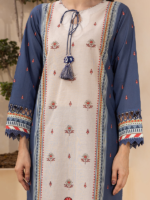 Zellbury 3-Piece Unstitched Printed Lawn Adratic Blue WUS26X30706 - Image 3