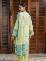 Zellbury  Signature 3-Piece Unstitched Dyed Jacquard Lemon Yellow WUS26X30859 - Image 3