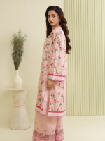 Zellbury 2-Piece Unstitched Printed Lawn Peach WUS26E20744 - Image 3