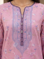 Zellbury 3-Piece Unstitched Printed Lawn Pink WUS26X31023 - Image 3