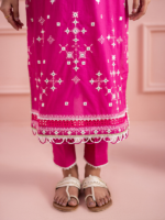 Zellbury 2-Piece Unstitched Embroidered Lawn Pink WUS26E21202 - Image 4