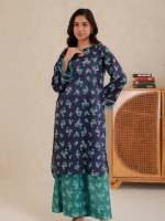 Zellbury 2-Piece Unstitched Printed Lawn Blue WUS26X20925 - Image 4