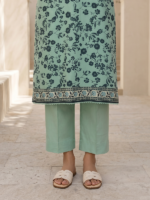 Zellbury 3-Piece Unstitched Printed Lawn Mint Green WUS26X38048 - Image 4