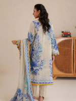 Zellbury 3-Piece Unstitched Embroidered Lawn Off-White WUS26E30705 - Image 4