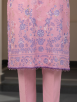 Zellbury 3-Piece Unstitched Printed Lawn Pink WUS26X31023 - Image 5
