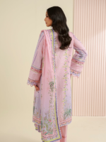 Zellbury 3-Piece Unstitched Printed Lawn Pink WUS26X31017 - Image 6