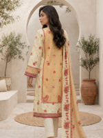 Zellbury 3-Piece Unstitched Printed Lawn Off White WUS26X38057 - Image 5