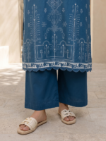 Zellbury 3-Piece Unstitched Printed Lawn Blue WUS26X38056 - Image 5