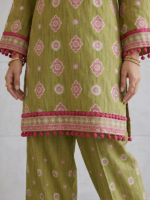 Zellbury 2-Piece Unstitched Embroidered Lawn Olive Green WUS26E20673 - Image 5
