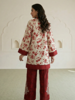 Zellbury 2-Piece Unstitched Embroidered Lawn Beige WUS26E20871 - Image 5