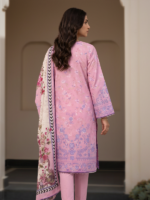 Zellbury 3-Piece Unstitched Printed Lawn Pink WUS26X31023 - Image 6