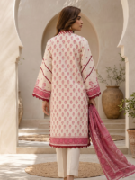Zellbury 3-Piece Unstitched Printed Lawn Off-White WUS26X38049 - Image 6