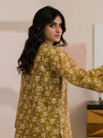 Zellbury 2-Piece Unstitched Printed Lawn Mustard WUS26X20997 - Image 7