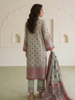 Zellbury 3-Piece Unstitched Printed Lawn Mint Green WUS26X31008 - Image 6