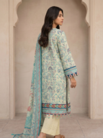 Zellbury 3-Piece Unstitched Printed Lawn Sky Blue WUS26X31022 - Image 6