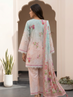 Zellbury 3-Piece Unstitched Printed Lawn Lilac WUS26X31032 - Image 3