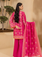 Zellbury 3-Piece Unstitched Printed Lawn Pink WUS26X30892 - Image 7