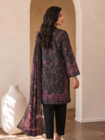 Zellbury 3-Piece Unstitched Printed Lawn Black WUS26X30816 - Image 7
