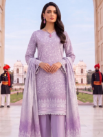 AlZohaib Colors Digital Printed Unstitched Lawn Collection Lilac