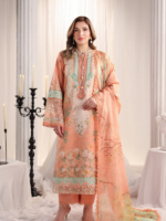 Rang Rasiya Nova Unstitched Embroidered Edit Peach