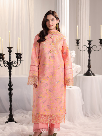 Rang Rasiya Nova Unstitched Embroidered Edit Pink