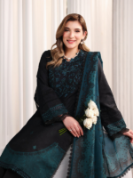 Rang Rasiya Nova Unstitched Embroidered Edit Black