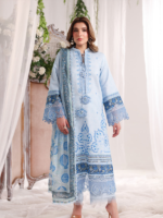 Rang Rasiya Nova Unstitched Embroidered Edit Sky Blue